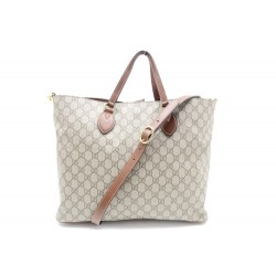 SAC A MAIN GUCCI CABAS SUPREME GG 453705 TOILE BANDOULIERE BAG PURSE DUSTAG 980€