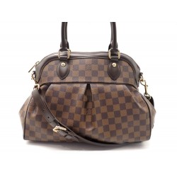 SAC A MAIN LOUIS VUITTON TREVI PM TOILE DAMIER EBENE 1570 