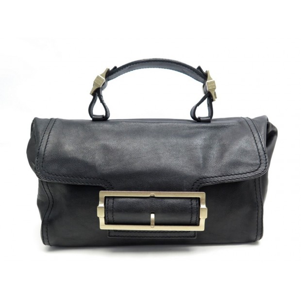 SAC A MAIN GIVENCHY EN CUIR NOIR 30 CM BLACK LEATHER HAND BAG PURSE 1450€