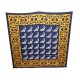 NEUF FOULARD CHANEL BATEAUX A VOILE LOGO CC CARRE EN SOIE BLEU SILK SCARF 380€