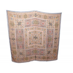 FOULARD CHANEL CHALE CARRE 130 CM BIJOUX GRIPOIX MOUSSELINE DE SOIE SHAWL 430€