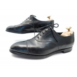 CHAUSSURES EDWARD GREEN CHELSEA LAST 202 8.5 42.5 RICHELIEU BOX NOIR SHOES 1180€