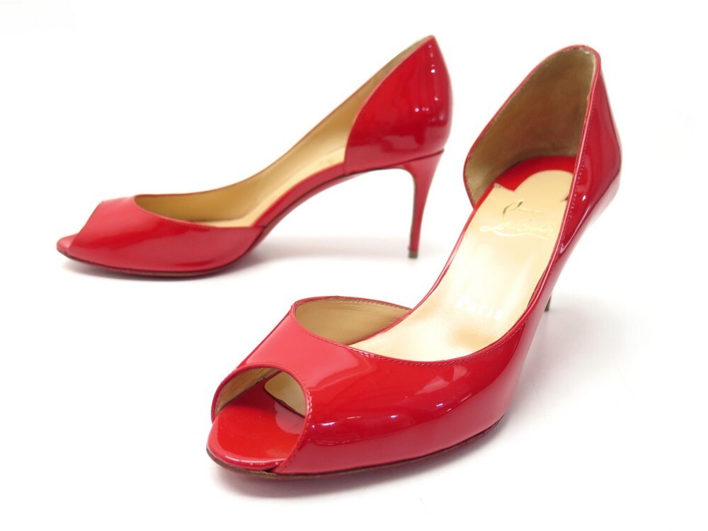 Escarpin rouge louboutin best sale