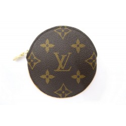 NEUF PORTE MONNAIE ROND LOUIS VUITTON MONOGRAM 