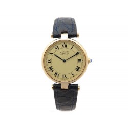 MONTRE MUST DE CARTIER VENDOME VERMEIL QUARTZ 