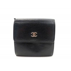  PORTEFEUILLE CHANEL CUIR NOIR 