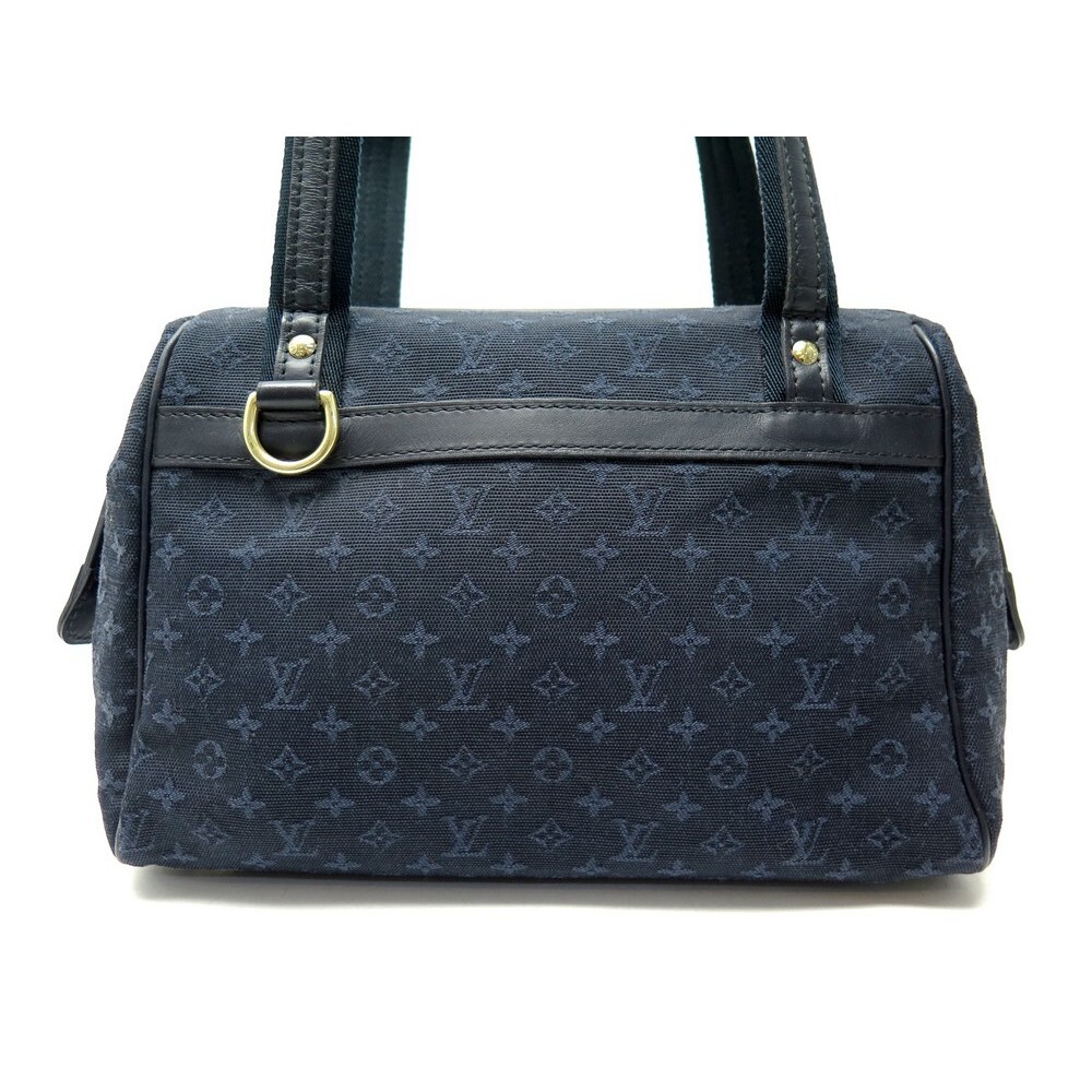 Josephine cloth handbag Louis Vuitton Blue in Cloth - 23295606