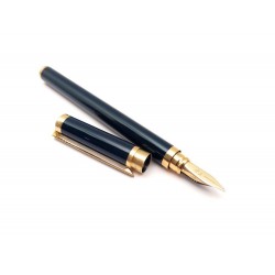 STYLO A PLUME ST DUPONT CLASSIQUE EN LAQUE DE CHINE BLEU FOUNTAIN PEN 460€