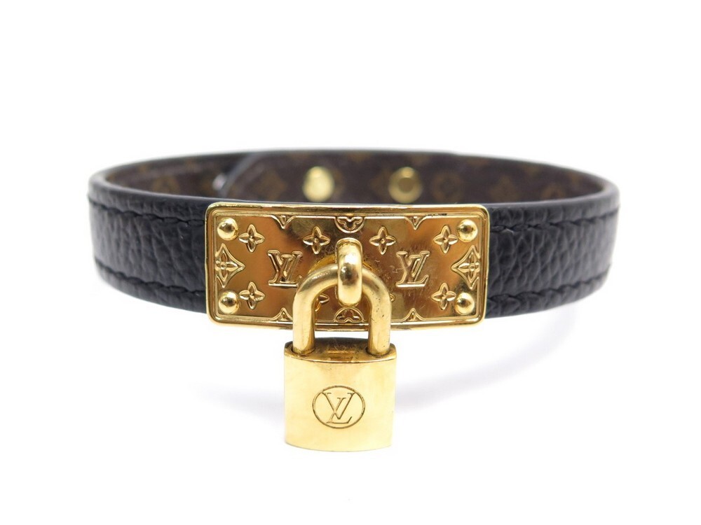Louis Vuitton Lock Me Leather Bracelet