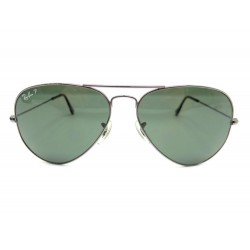 LUNETTES DE SOLEIL RAY-BAN AVIATOR RB 3025 METAL VERRES POLARISE SUNGLASSES 204€