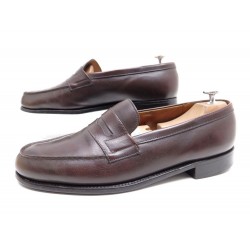  CHAUSSURES MOCASSINS JM WESTON 180 7.5 41.5 CUIR MARRON 