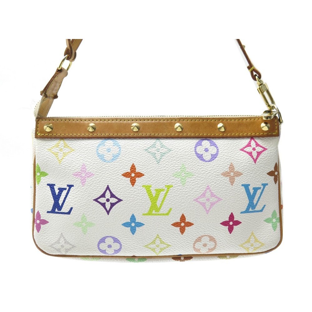 Louis Vuitton Pochette Accessoires pouch(White)