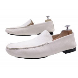 CHAUSSURES JM WESTON 570 DESTRUCTURE MOCASSINS 8D 42 CUIR LOAFER SHOES 335 