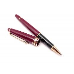 STYLO ROLLER MONTBLANC MEISTERSTUCK CLASSIQUE RESINE BORDEAUX 