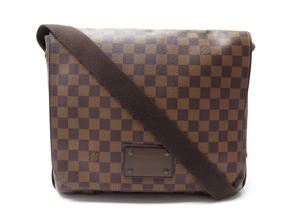 Louis Vuitton Brown Damier Ebene Brooklyn MM Messenger Bag For
