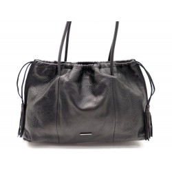 SAC A MAIN GUCCI 001-4331 CABAS 35CM CUIR FACON LEZARD NOIR TOTE HAND BAG 1200€