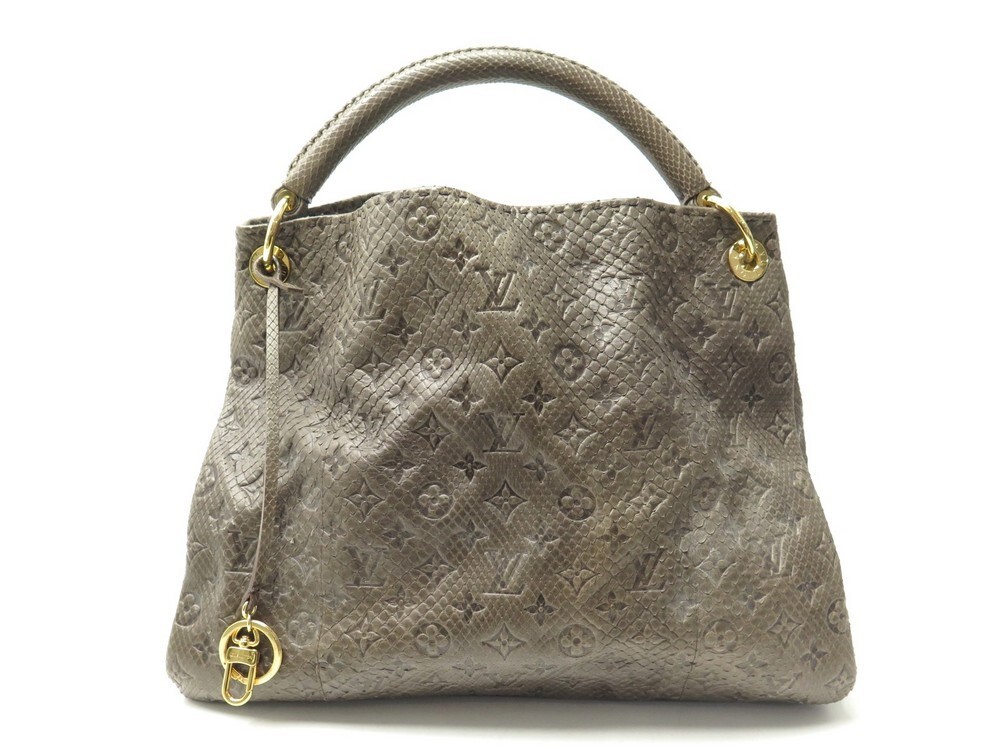 Louis Vuitton Monogram Python Empreinte Artsy MM - Brown Shoulder Bags,  Handbags - LOU534207