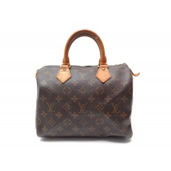 SAC A MAIN LOUIS VUITTON SPEEDY 25 CABAS TOILE MONOGRAM LV HAND BAG PURSE 745