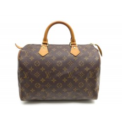 VINTAGE SAC A MAIN LOUIS VUITTON TOILE MONOGRAMME 30 