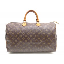 VINTAGE SAC A MAIN LOUIS VUITTON SPEEDY 40 EN TOILE MONOGRAM HAND BAG PURSE 790€