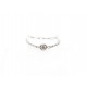 BAGUE CHRISTIAN DIOR MIMIOUI CHAINE T57 OR BLANC 18K DIAMANT SOLITAIRE RING 450€