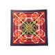 FOULARD HERMES EPERON D'OR CARRE 90CM SOIE BLEU ROUGE AVEC BOITE SILK SCARF 385€