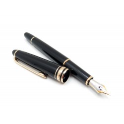 NEUF STYLO A PLUME MONTBLANC CLASSIQUE DORE + BOITE 