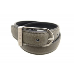 BRACELET DIOR HOMME DOUBLE TOUR BIJOU EN CUIR GRIS GREY LEATHER MEN JEWEL 340€