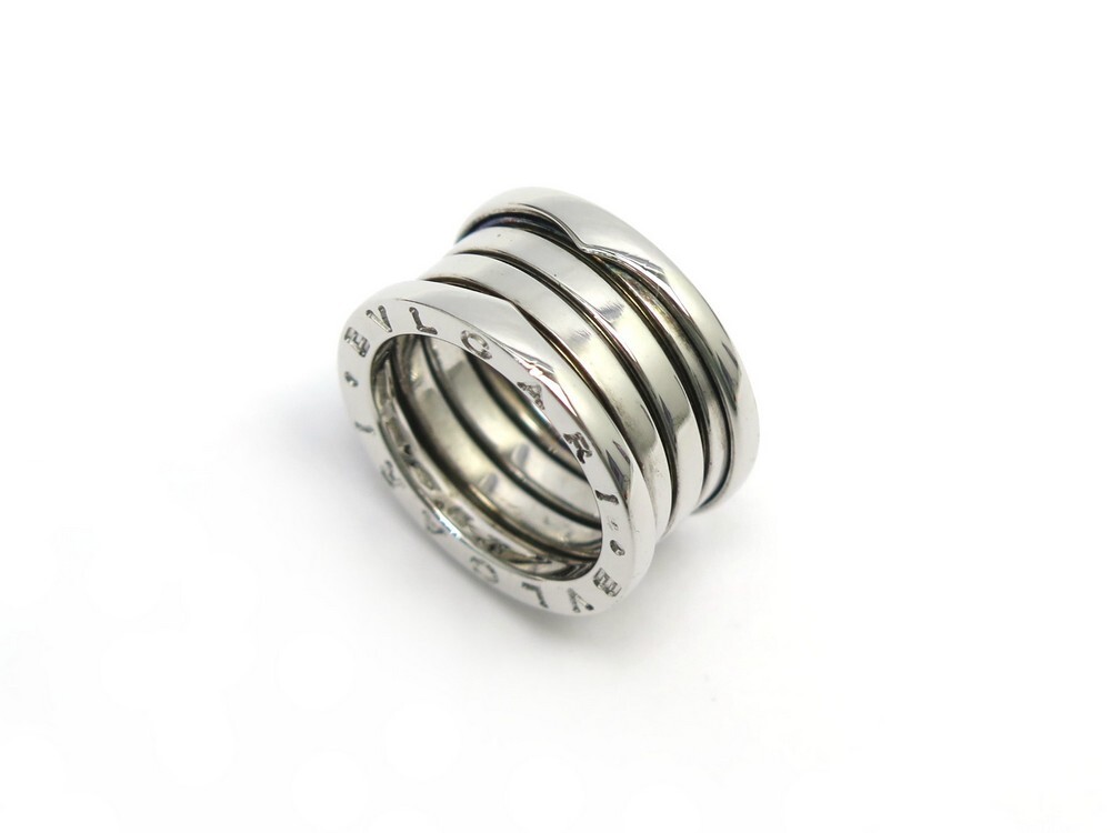 bague bulgari  1 323559 t52 en or blanc 18k