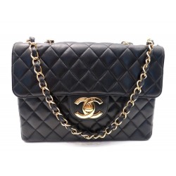 SAC A MAIN CHANEL TIMELESS JUMBO CUIR MATELASSE 30CM 