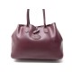 NEUF SAC A MAIN LONGCHAMP ROSEAU CABAS EN CUIR BORDEAUX TOTE HAND BAG 450€