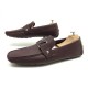 NEUF CHAUSSURES LOUIS VUITTON MONTE CARLO 9.5 43.5 MOCASSINS EN CUIR PRUNE 500€