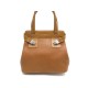 SAC A MAIN LANCEL EN CUIR GRAINE CAMEL MARRON LEATHER HAND BAG PURSE 995€