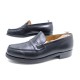 CHAUSSURES JM WESTON 180 7.5E 42 L 42.5 MOCASSINS EN CUIR NOIR LOAFER SHOES 575€