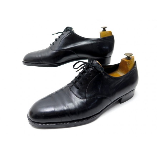 CHAUSSURES JOHN LOBB SUR MESURE 43 RICHELIEU CUIR CHEVREAU BESPOKE SHOES 7025€