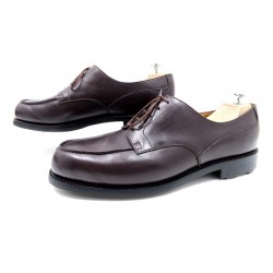 NEUF CHAUSSURES JM WESTON GOLF DERBY 641 12.5D 46.5 L EN CUIR MARRON SHOES 670€