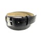 CEINTURE CORNELIANI T 90 80 HOMME EN CUIR DE CROCODILE NOIR BLACK LEATHER BELT