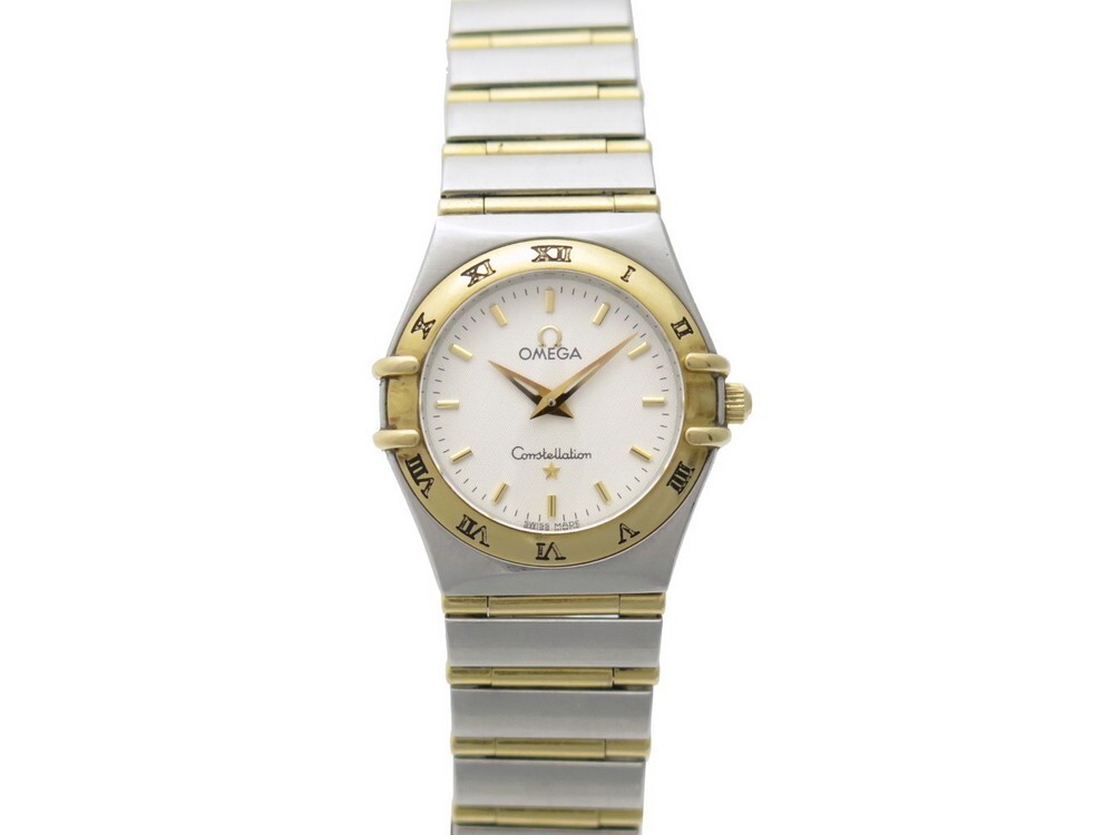 montre omega constellation 12723000 quartz 25 mm or et