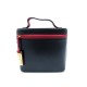 VINTAGE SAC A MAIN CELINE VANITY EN CUIR NOIR ET ROUGE HAND BAG PURSE