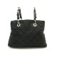 SAC A MAIN PRADA EN TOILE NYLON MATELASSE NOIR BLACK QULTED CANVAS HAND BAG 990€