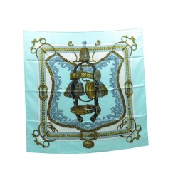 NEUF VINTAGE FOULARD HERMES BRIDE DE COUR 1ERE EDITION 1969 CARRE SCARF 350€