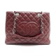 SAC A MAIN CHANEL CABAS SHOPPING LOGO CC GM CUIR CAVIAR MARRON TOTE BAG 4200€