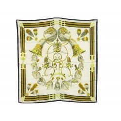 VINTAGE FOULARD HERMES PANACHE ET FANTAISIE 1959 GRYGKAR CARRE SOIE SCARF 350€