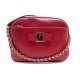 SAC A MAIN SALVATORE FERRAGAMO NOED VARA BANDOULIERE CUIR ROUGE HAND BAG 1490€