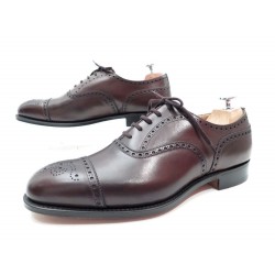 NEUF CHAUSSURES CHURCH'S DIPLOMAT 9.5G 43.5 LARGE RICHELIEU EN CUIR SHOES 620€