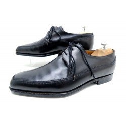 CHAUSSURES JOHN LOBB HURTWOOD DERBY 2 OEILLETS 10E 44 EN CUIR NOIR SHOES 1370€