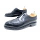 CHAUSSURES JM WESTON 576 DERBY DOUBLE SEMELLE 6.5D 40.5 EN CUIR NOIR SHOES 690€