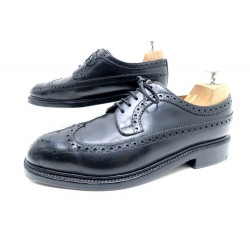 CHAUSSURES JM WESTON 576 DERBY DOUBLE SEMELLE 6.5D 40.5 EN CUIR NOIR SHOES 690€