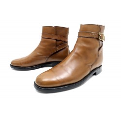 BOWEN BOTTINES JODHPUR 7 41 CUIR MARRON CLAIR 