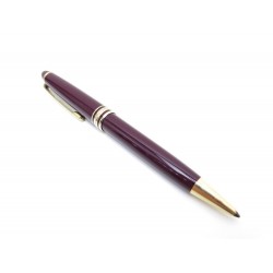 STYLO BILLE MONTBLANC RESINE BORDEAUX 